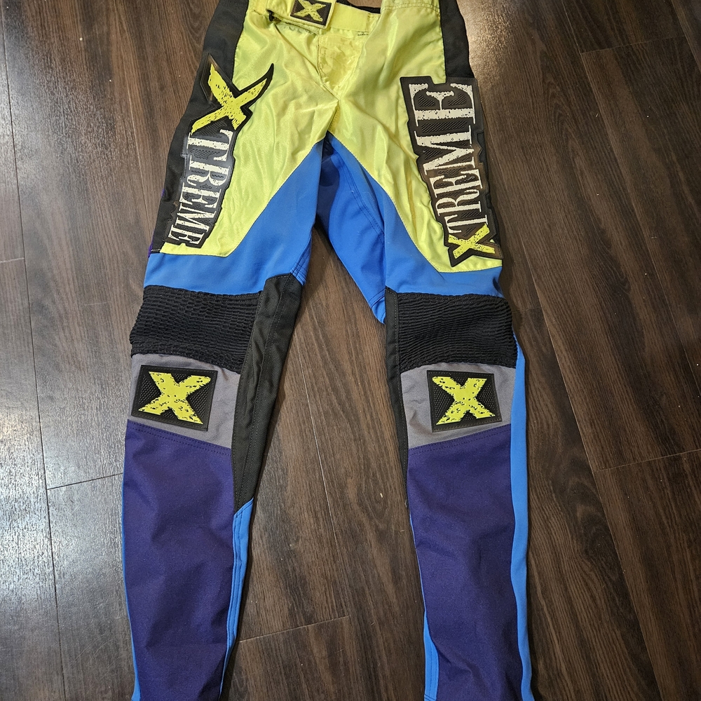 Xtreme Yellow and Blue Racing Pants